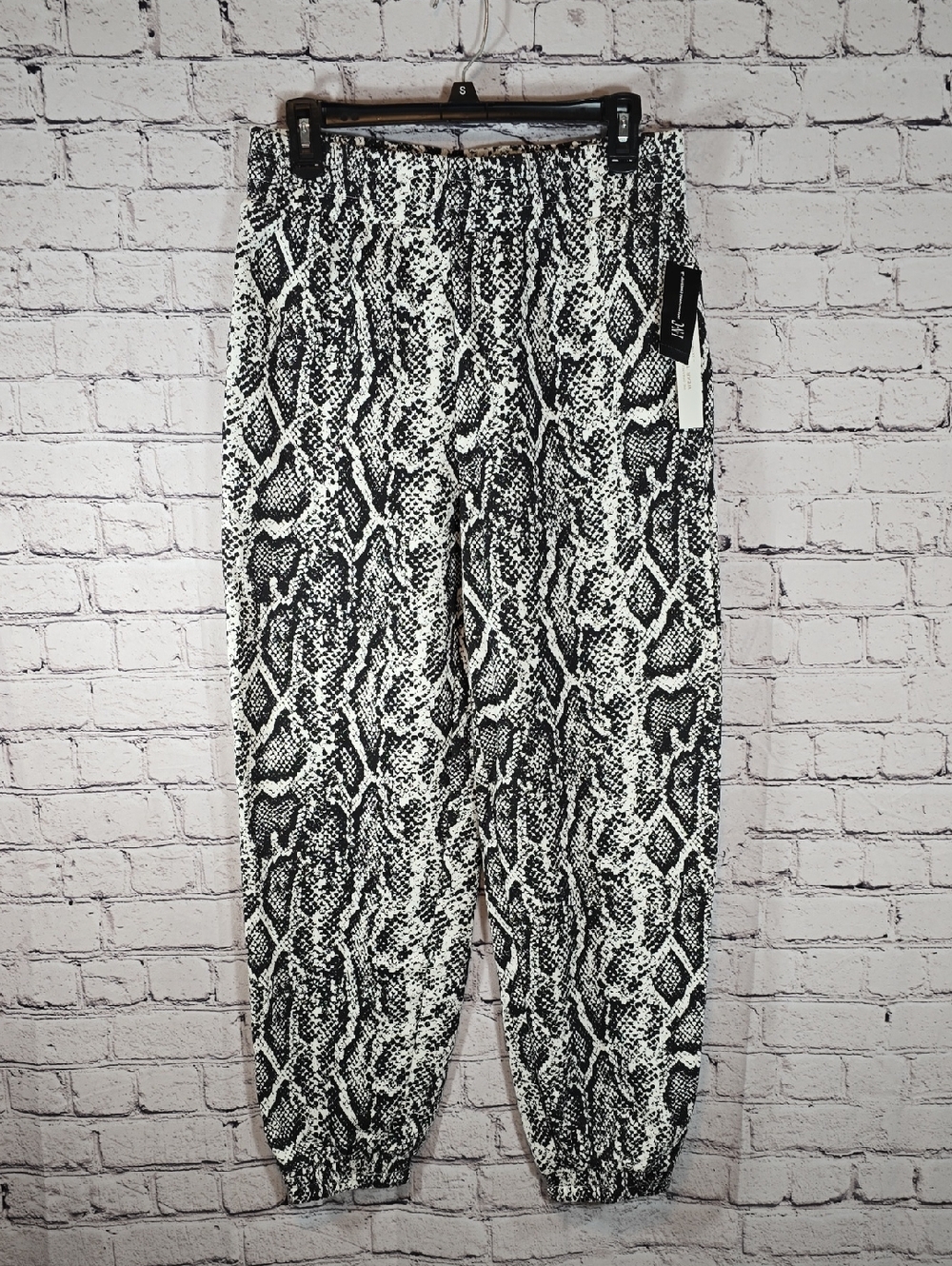 CULPOS X INC Snakeskin Print Joggers/Lounge Pants Size M NWT
